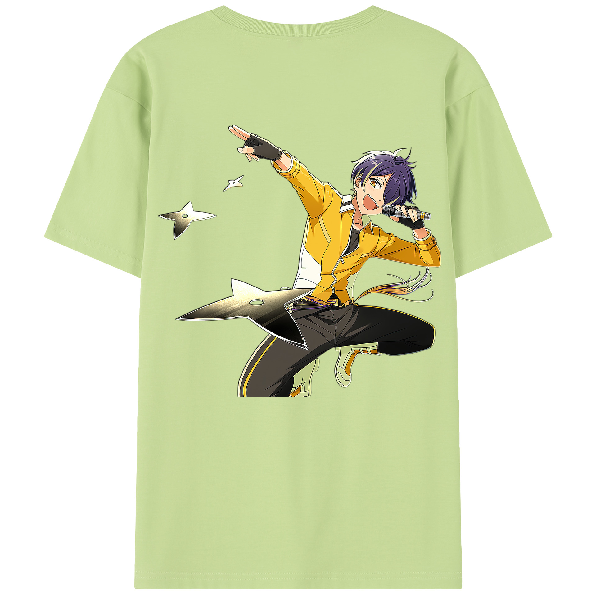 （画像用） あんさんぶるスターズ! Ensemble Stars 綿100％半袖Tシャツ（背面プリント）